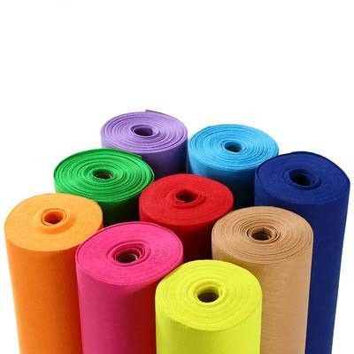カラフルなクリスマスツリー DIY フェルト ノンウェブン織物 1mm-5mm 厚さ スプンレス