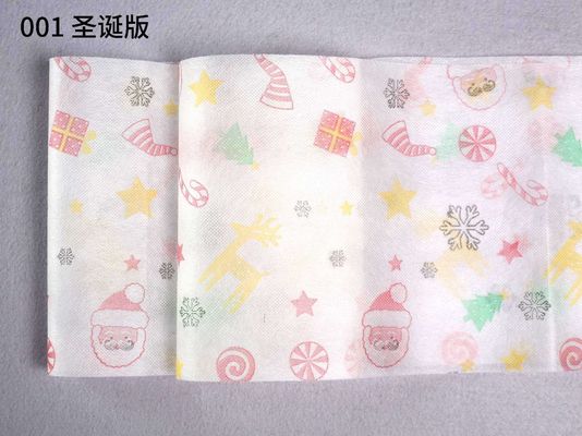 持続可能なパッケージング ソリューション 100% ポリプロピレンで印刷された色とりどりのノンウェブンロール